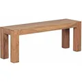 Wohnling Sitzbank WL1.465, MUMBAI, bis 150 kg, aus Holz, braun, 120 x 35 cm
