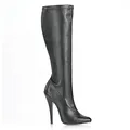Devious DOMINA-2000, Damen Stiefel, Schwarz (Blk str pu), EU 44 (UK 11) (US 14)
