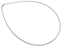 SILBERKETTEN STORE DEIN SCHMUCK ONLINE SHOP Kette aus Sterling-Silber 925/1000, Kettenglieder, Form Omega, 1,5 mm, Länge 38 – 55 cm, Kein Stein
