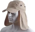 BasicNature Legionärskappe mit Schutz, beige, Gr. S