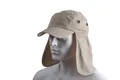BasicNature Legionärs Kappe mit Schutz Hut Mütze 100% Baumwolle Beige Natur S-XL