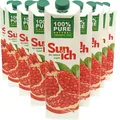 GRANATAPFELSAFT 100 % - 12 x 1 LITER - GRENADINE SAFT OBSTSAFT GRANATAPFEL
