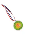 EDUPLAY Medaille zum Selbstgestalten, transparent (1 Stück)