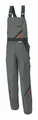 Planam Latzhose Highline, Größe 54, schiefer/schwarz - 2332054