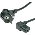 Value 19.99.1118 Strom Verbindungskabel Schwarz 1.80 M