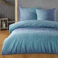 Buymax® Bettwäsche Bettbezug 200x200 cm, Kopfkissenbezug 80x80 cm 3 teilig Deckenbezug Set aus 100% Baumwolle Renforce mit Reissverschluss