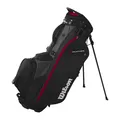 Wilson Feather STANDTASCHE Schwarz/Grau/Rot
