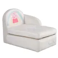 roba Kinderloungesofa 'Peppa Pig' mit Armlehne - Samtbezug beige