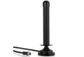 Wicked Chili DVB-T2 Antenne für HD TV Receiver, Freenet TV, 3m Innenantenne (DVB-T, DVB-T2, für Innenbereich, DVBT), Mit Magnetfuß, Kabellänge: ca. 3 m, Verstärkung: 6dBi, ideal für DVB-T