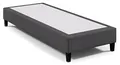 Best for Home Hotelbett Boxspringbett Bettgestell Boxspringgestell 70x200 cm Graphit Boxspring Rahmen ohne Matratze