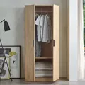 [en.casa] - Kleiderschrank Eiselfing 176x80x52 Cm 1 Fach