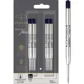 Parker Pen Parker Blister 10 Stück Nachfüllpackung Schwarz (Schwarz, 10 Stk.) (2119153)