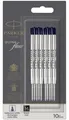 10 PARKER Kugelschreiber-Großraummine QUINKflow, 10er Blister, schwarz