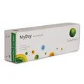MyDay daily disposable, Tageslinsen weich, 30 Stück / BC 8.40 mm / DIA 14.20 mm / -1.25 Dioptrien