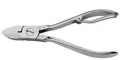 10,5cm Nagelzange Stahl vernickelt Klappfeder Becker-Manicure ERBE SOLINGEN