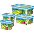 emsa Frischhaltedose CLIP & CLOSE 2,30 Liter transparent - Blau
