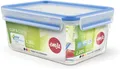 emsa Frischhaltedose CLIP & CLOSE 9.9 cm hoch 2,2 l transparent, blau 3100508544
