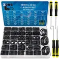 O Ring Sortiment Kit Gummi Dichtungen Wasserhahn Hochdruckreiniger 32 Stück