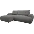 Mirjan24 Ecksofa, Grau, Textil, 4-Sitzer, L-Form,L-Form, 265x177 cm, Wohnzimmer, Sofas & Couches, Wohnlandschaften, Ecksofas