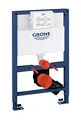 GROHE Rapid SL, Vorwandelement für Wand WC (0,82m hoch, Installationssystem mit Stahlrahmen, komplett vormontiert, inkl. Spülkasten & Befestigungsmaterial, tiefenverstellbar), 38526000
