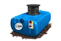 4rain Wasserreservoir FLAT S Flachtank 1500 Liter inkl. Schachtverlängerung