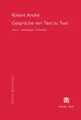 Robert André | Gespräche von Text zu Text. Celan - Heidegger - Hölderlin | Buch