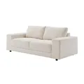 Riess Ambiente Großes Sofa LOFT - B: 210cm - Champagner beige - 3-Sitzer Couch mit Taschenfederkern, Rundum Bezug