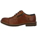 bugatti AUQ01 Herren Schnürschuh Halbschuhe, Freizeitschuhe, Schnürer, Straßenschuhe, Sneaker braun 43 EU