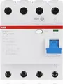 ABB FI-Schutzschalter F204A-40/0,03 Typ A | 4-polig | 40A | 30mA | 400V | Hutschiene | IP20 | Kunststoff