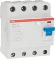 ABB FI-Schutzschalter F204A-40/0,03 4polig 40A 30mA Typ A 400V DIN-Schiene