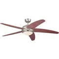 WESTINGHOUSE Westinghouse Deckenventilator Bendan Zinn mit Licht und Fernbedienung