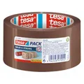 tesa tesapack Solid & Strong - leise abrollbares Paketband/Packband zum sicheren Verschließen von Paketen. Verfügbar in: Transparent und Braun