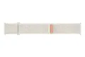 Samsung Watch Armband für Galaxy Watch6, Schlankes Gewebtes Nylon Band, Flexible Bandlänge, Ein-Klick-Funktion, Weiß