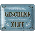 Retro Blechschilder, vintage Metallschilder mit Sprüchen Wanddeko Küche 15x20cm