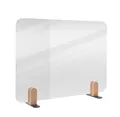 Legamaster ELEMENTS Tischtrennwand transparent 60x80cm Halterungen 1000021860
