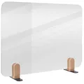 Legamaster Elements Tischtrennwand transparent 60x80cm Halterungen