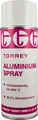 TORREY Aluminium Lack Spray 99% rein - Sprühdose 400 ml, hitzebeständig bis +800°C