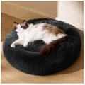 BEDSURE Katzenbett waschbar Flauschiges Hundebett - Ø 50 cm Rund K