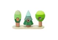 Classic World Stapelspielzeug Classic World - Stapelspiel Wald - 23x8x13cm - ab 10 Monaten, (13-tlg), Aus Holz