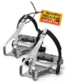 LOEVELOSI Fahrradpedale SpeedPro mit Haken 9/16 Zoll Retro Style für Rennrad