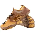 Freiluftkind Das Original – Tokai rutschfeste Barfußschuhe Sneaker Schnellverschluss braun 37 EU