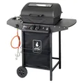 Lavastein Gasgrill 5,5 KW + Seitenbrenner 2,5 KW