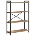 vidaXL Bücherregal Artisan-Eiche 80 x 30 x 120 cm Holzwerkstoff