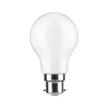 Paulmann LED Birne, B22d, 9 W = 75 W, 1055 lm, 2700 K Warmweiß, Ø 60 mm, Opal