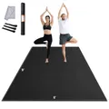 VEVOR Trainingsmatte, rutschfeste, hochdichte Premium-Yogamatte, Trainings-Yogamatte für Männer und Frauen, Fitness- und Trainingsmatte mit Tasche und Tragegurt, für alle Arten von Heim-Yoga, Pilates und Bodentraining (2,7 x 1,8 m)