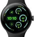 Google Pixel Watch 3 - 45 mm - Aluminium mattschwarz - intelligente Uhr mit Active Armband - Flouroelastomer - Obsidian - Bandgröße: L - 32GB - Bluetooth, Wi-Fi 6, NFC, UWB - 37 g (GA05785-DE)