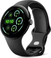 Google Pixel Watch 3 - 45 mm - Aluminium mattschwarz - intelligente Uhr mit Active Armband - Flouroelastomer - Obsidian