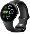 Google Pixel Watch 3 45mm WiFi mit Sportarmband matte-black/obsidian