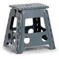 Klapphocker Höhe 39 cm Kunststoff Grau