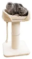 Kerbl Pet Kratzbaum Toni XL, Katzenkratzbaum, beige, 58x58x93cm, stabil und standfest, für Maine Coon Katzen, robuste Kratzsäule aus Natursisal